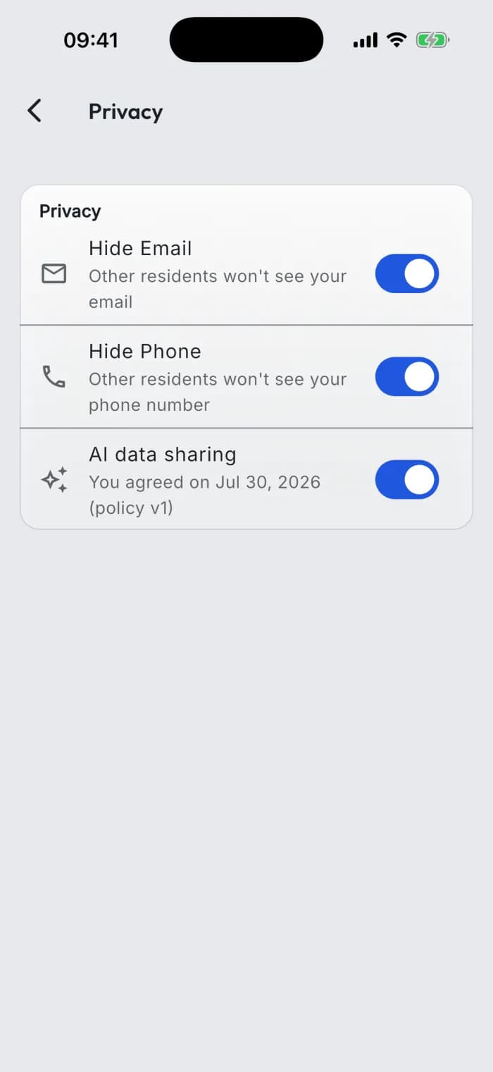 Your privacy